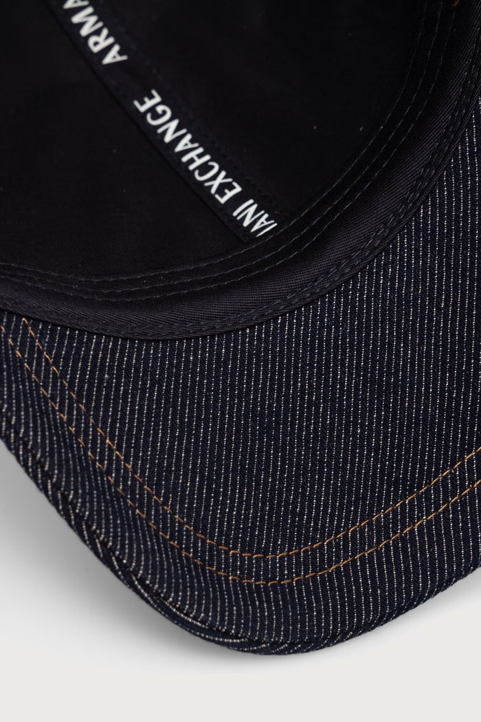 Armani Exchange czapka z daszkiem męska jeansowa granatowy XM003234.AF27235