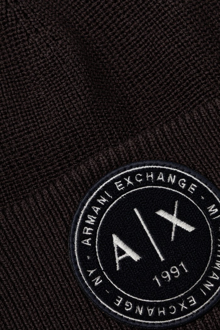Armani Exchange kapa za muškarce s vunom XM003123.AF10348 smeđa AW26
