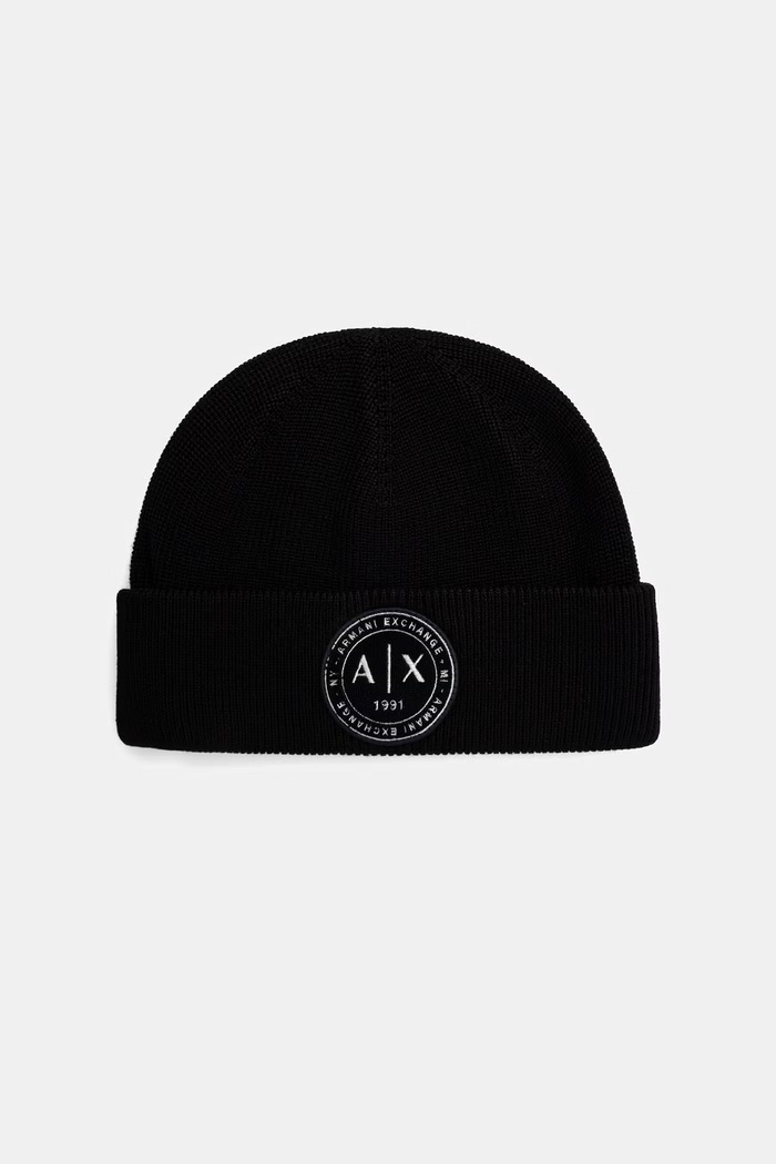Armani Exchange kapa moška z volno črna XM003123.AF10348