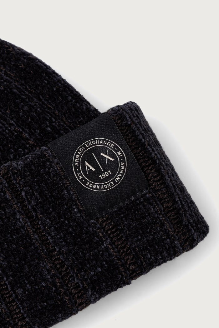 Dodaci Armani Exchange kapa za muškarce s dodatkom vune XM003119.AF19084 mornarsko plava