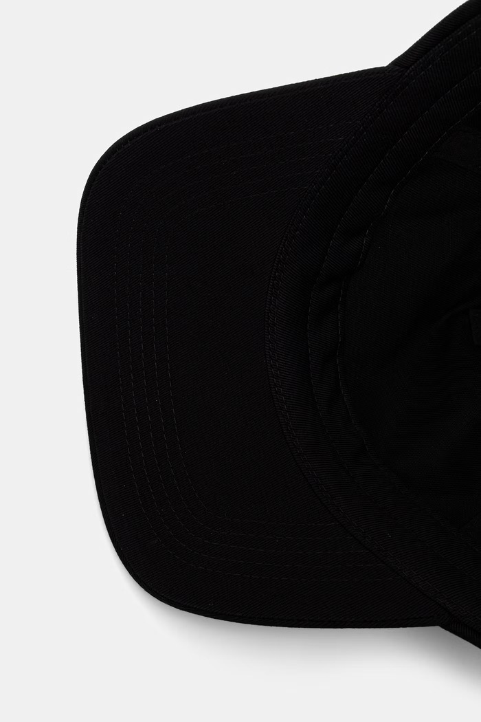 Y-3 BIG LG CAP czapka z daszkiem bawełniana męska czarny KT7411