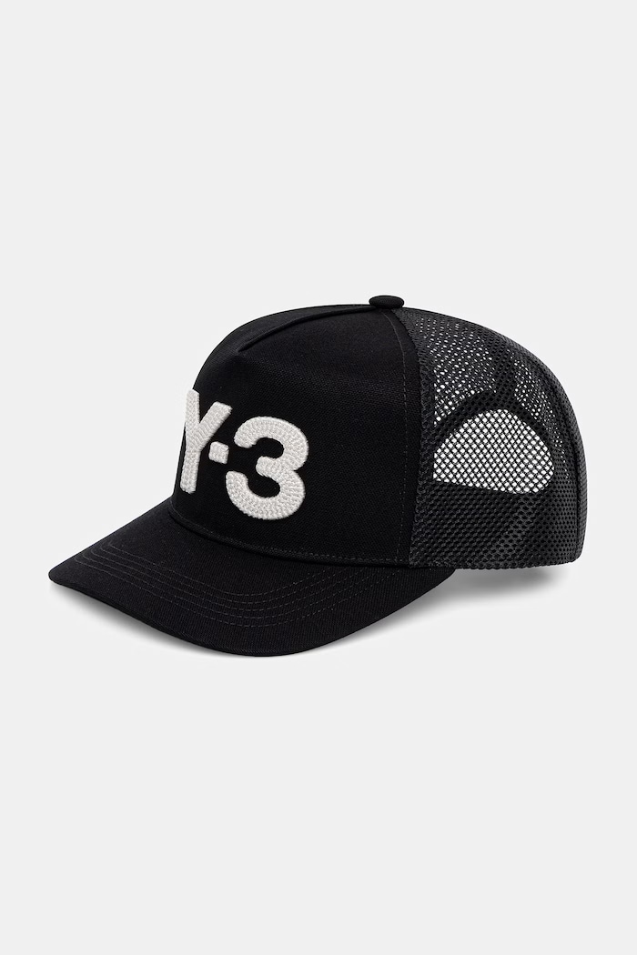 Y-3 TRUCKER CAP czapka z daszkiem trucker męska czarny KT0565
