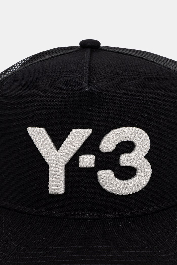 Y-3 TRUCKER CAP czapka z daszkiem trucker męska KT0565 czarny AW26
