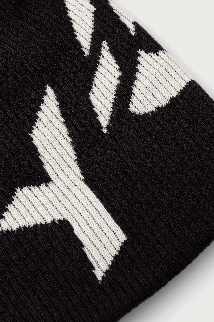 Akcesoria Y-3 CL BEANIE czapka z dodatkiem wełny męska KS8154 czarny