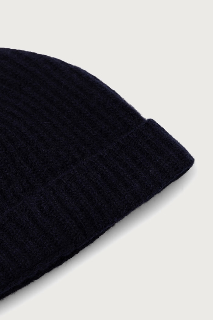 Dodaci United Colors of Benetton Beanie kapa od vune 63UWVA00F mornarsko plava