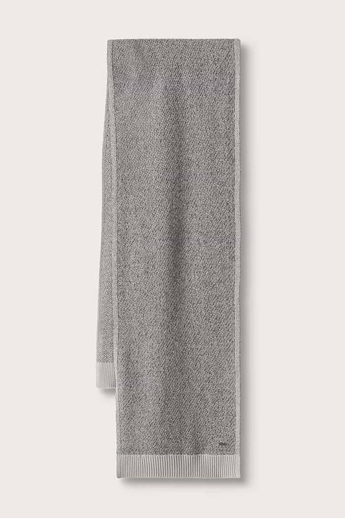 Joop! Czapka i szalik męskie z wełną 30105150 szary AW26
