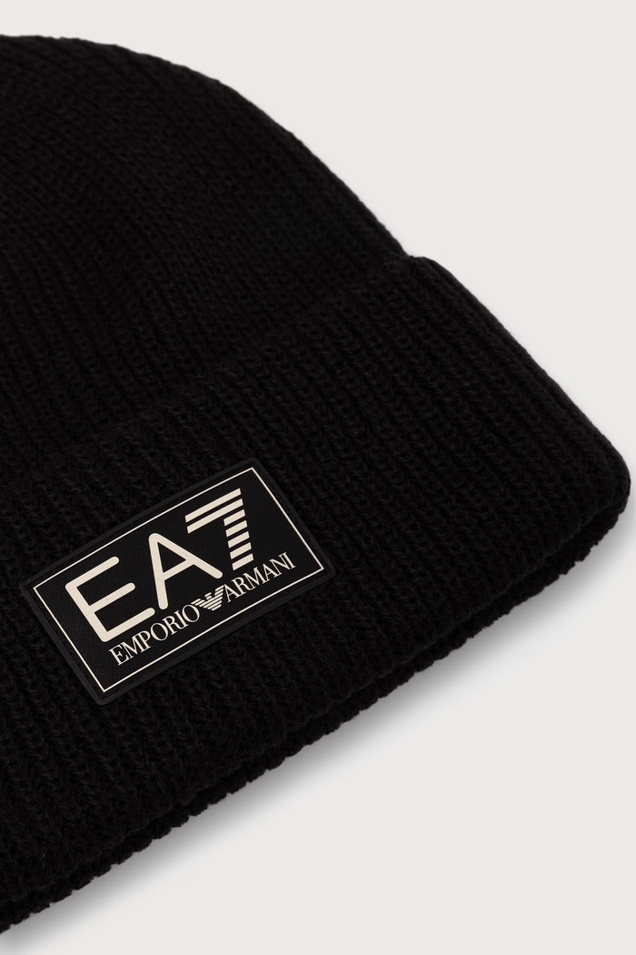 Akcesoria EA7 Emporio Armani Czapka beanie męska AF27855.7M002724 czarny