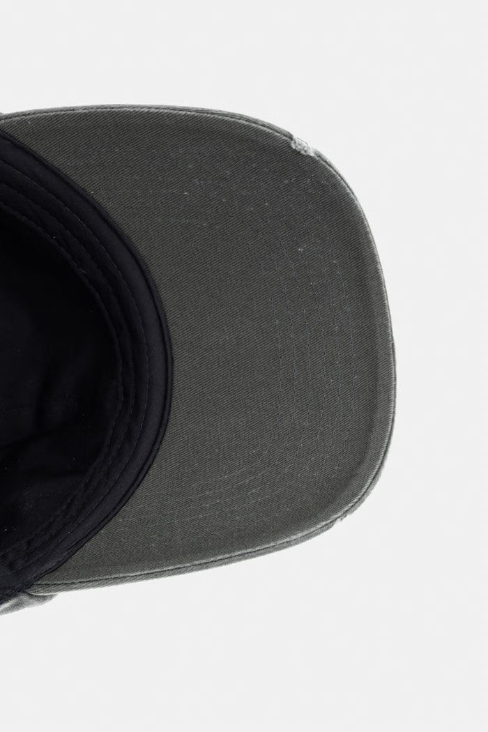 Karl Lagerfeld Jeans kapa sa šiltom za muškarce pamučna zelena B3M33071