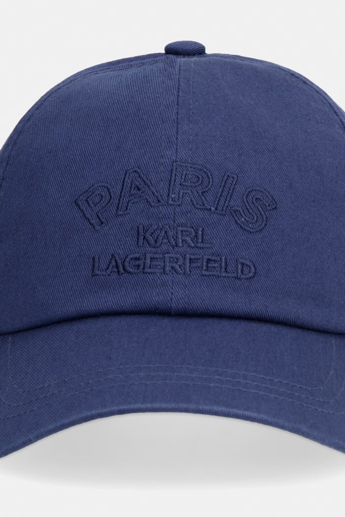 Karl Lagerfeld șapcă pentru bărbați, din bumbac 563128.805617 bleumarin AW26