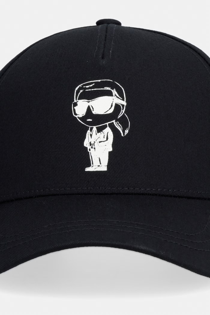 Karl Lagerfeld șapcă pentru bărbați, din bumbac 563128.805613 negru AW26