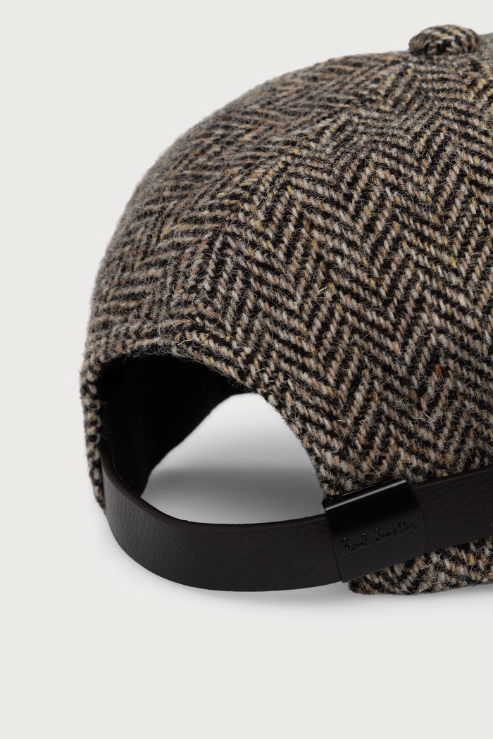 Akcesoria Paul Smith Czapka z daszkiem męska wełniana M1A.987DT.W03205 beżowy