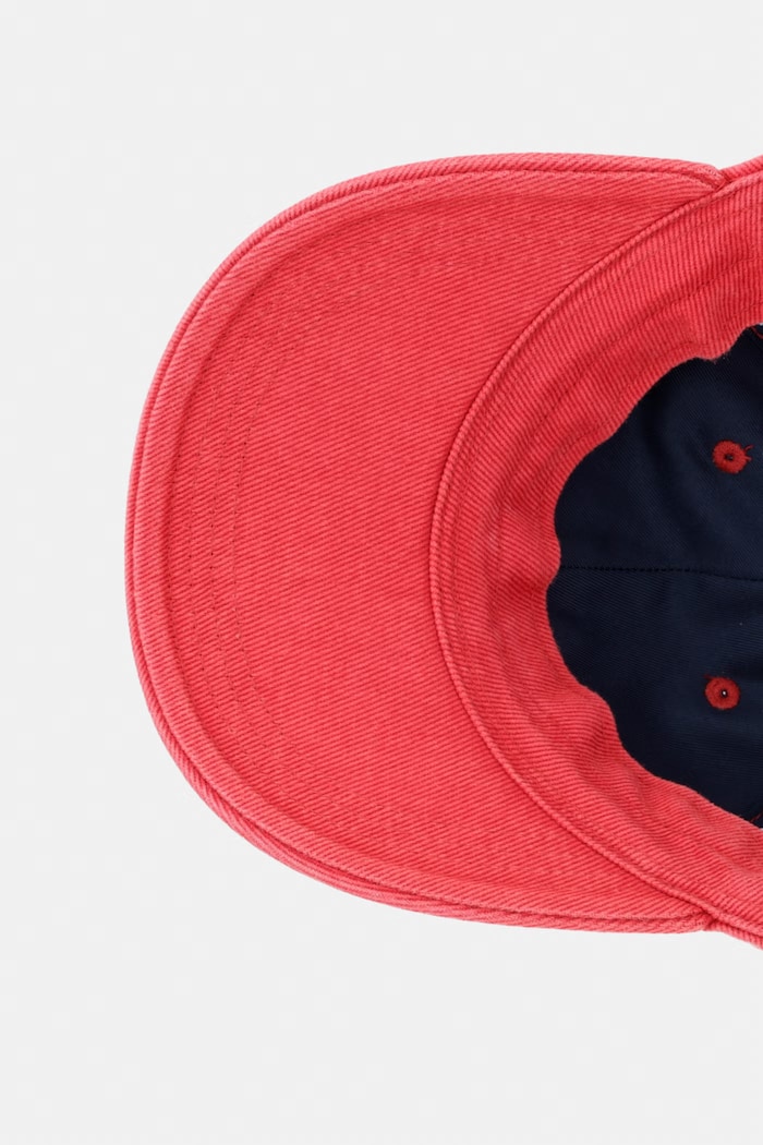 Tommy Jeans czapka bejsbolówka męska bawełniana czerwony AM0AM14458