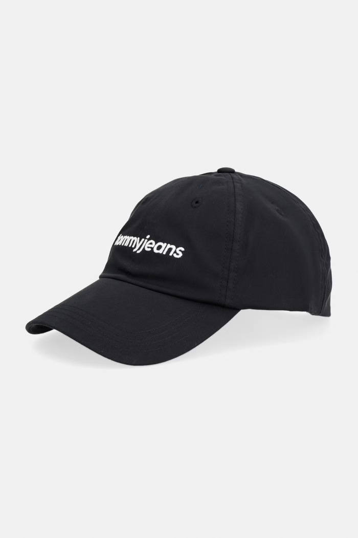 Tommy Jeans baseball kapa muška pamučna crna AM0AM14455