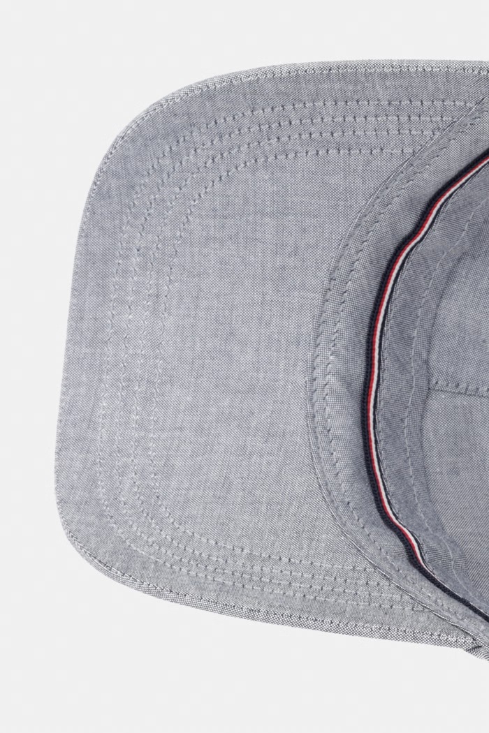 Tommy Hilfiger czapka z daszkiem męska bawełniana szary AM0AM14451