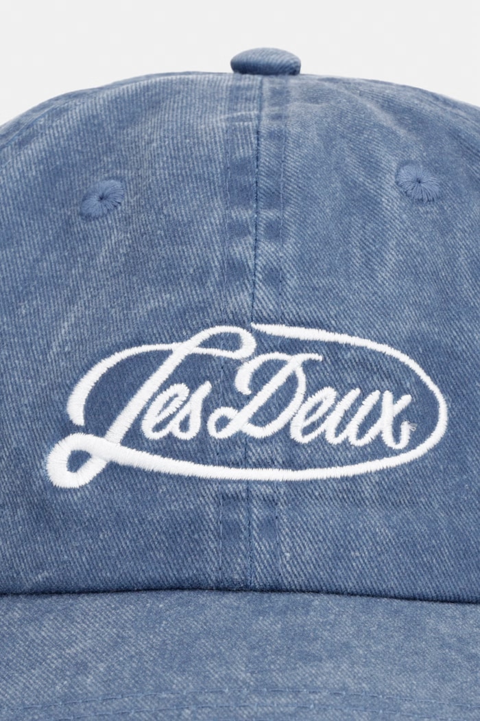 Les Deux șapcă pentru bărbați, din denim 1002011 bleumarin AW26