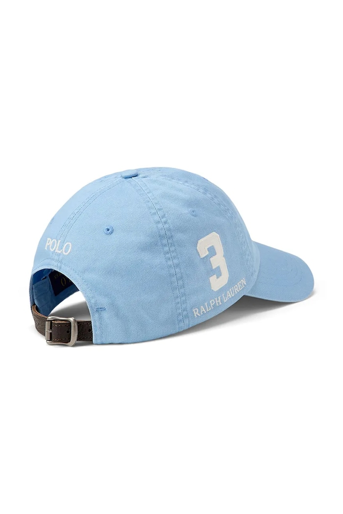Polo Ralph Lauren czapka z daszkiem męska bawełniana 710B20021 niebieski AW26