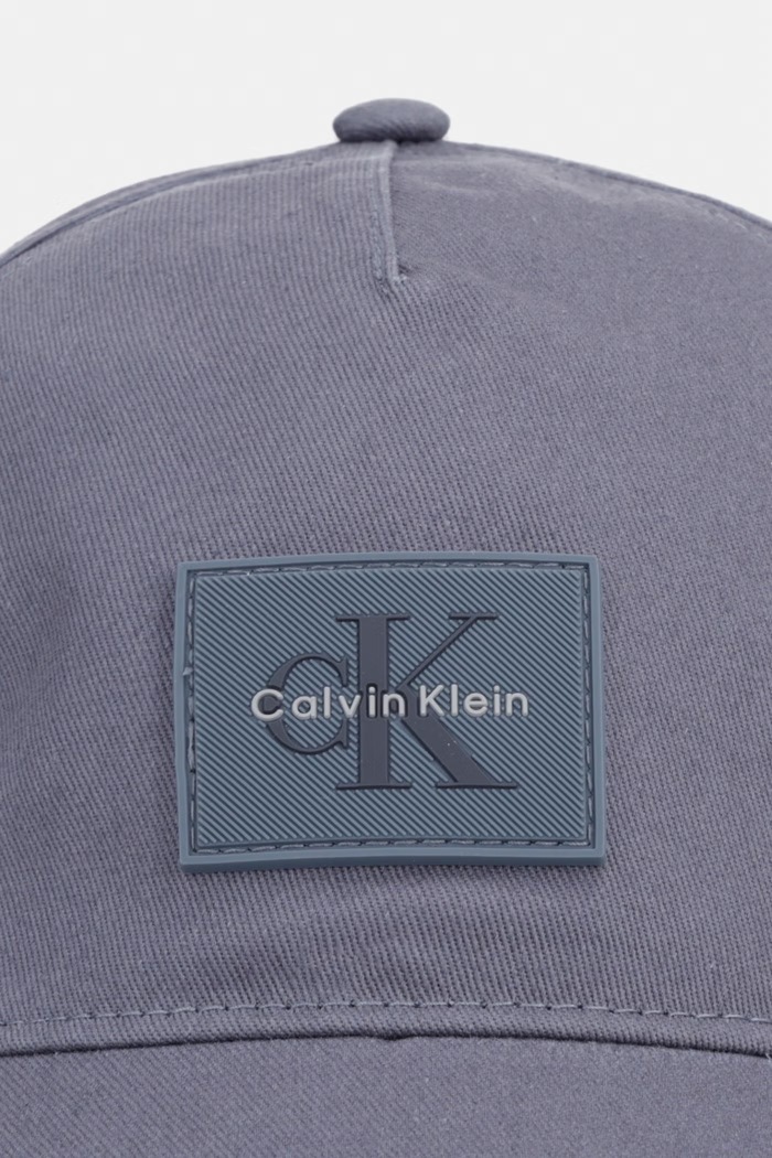 Calvin Klein șapcă pentru bărbați, din bumbac LV04D5136G gri AW26