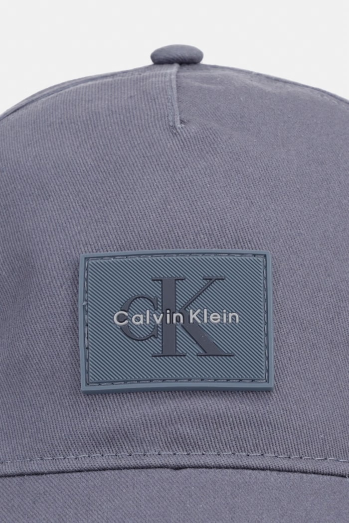 Calvin Klein șapcă pentru bărbați, din bumbac LV04D5136G gri AW26