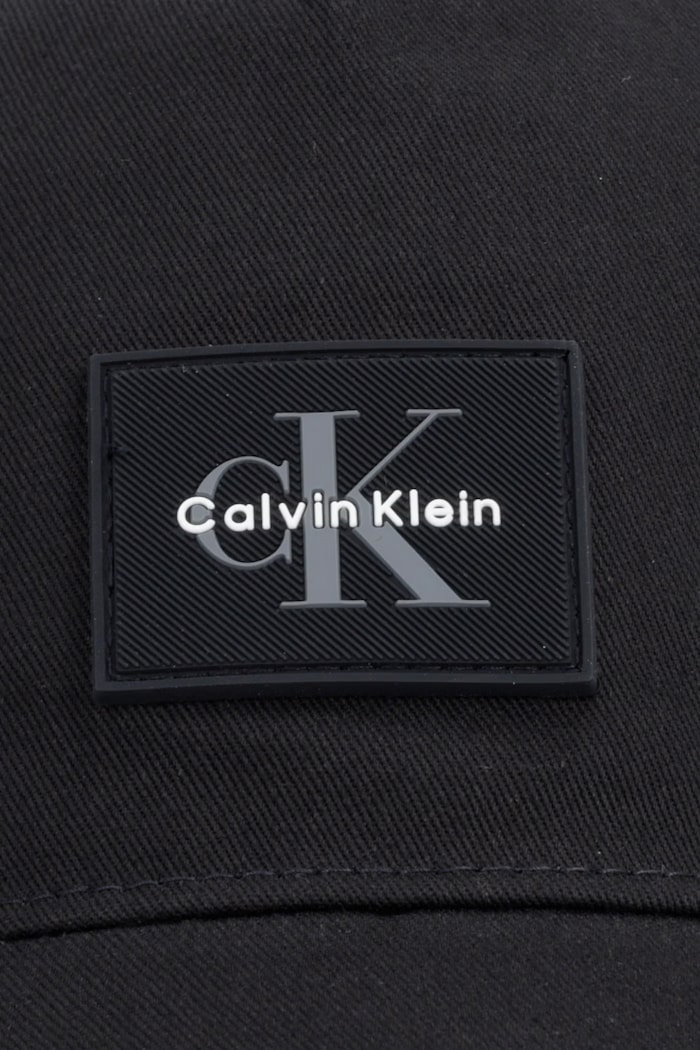Calvin Klein czapka z daszkiem męska bawełniana LV04D5136G czarny AW26