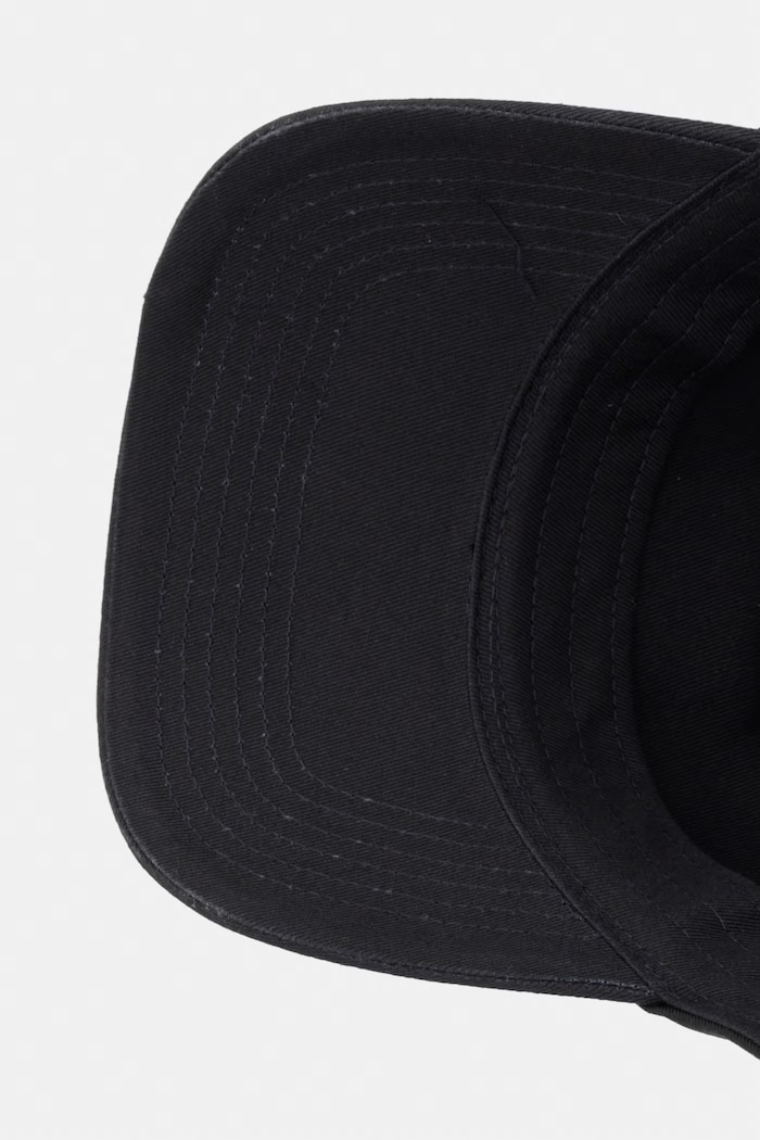 Calvin Klein czapka z daszkiem męska bawełniana czarny LV04D5136G