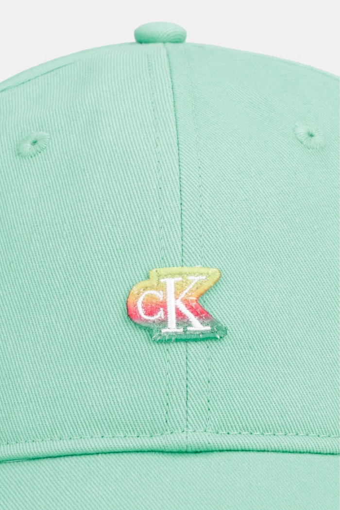 Calvin Klein șapcă de baseball pentru bărbați, din bumbac LV04D5133G verde AW26