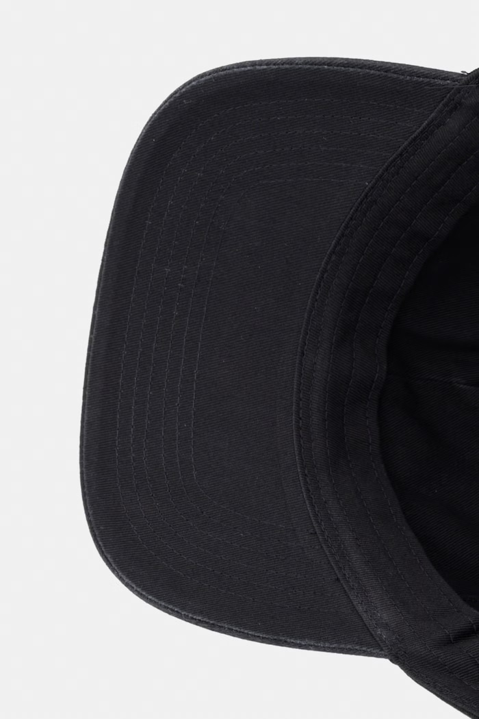 Calvin Klein czapka z daszkiem męska bawełniana czarny LV04D5123G