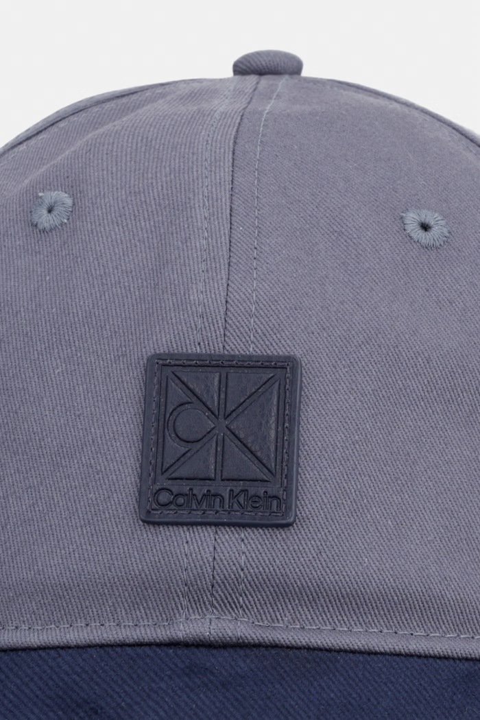 Calvin Klein șapcă pentru bărbați, din bumbac LV04D5110G gri AW26