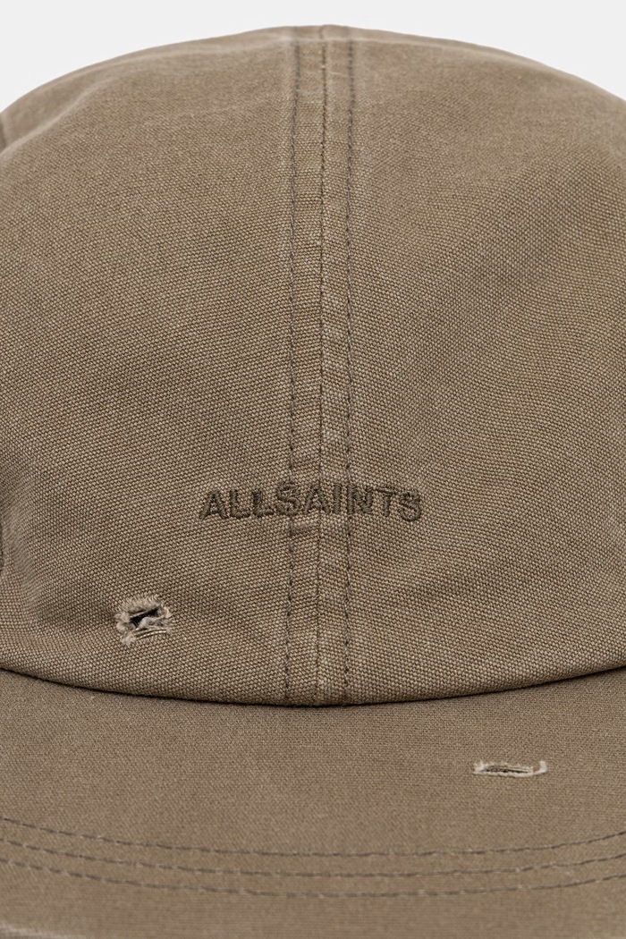 AllSaints snapback pentru bărbați din bumbac 29M106XE verde AW26