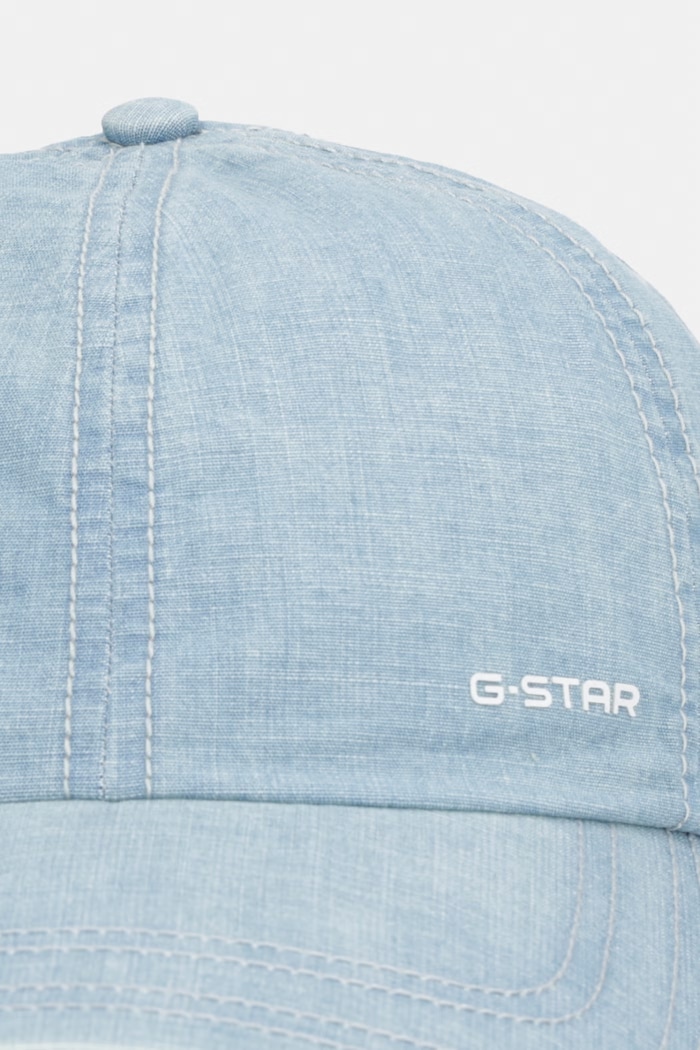 G-Star czapka z daszkiem męska bawełniana Avernus Baseball D29123.E356 niebieski AW26