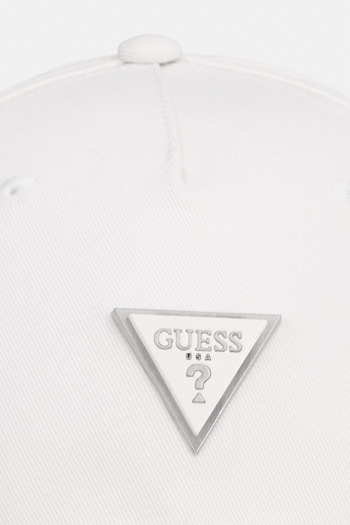 Guess καπέλο μπέιζμπολ ανδρικό βαμβακερό MILANO AM9655.COT01 μπεζ AW26