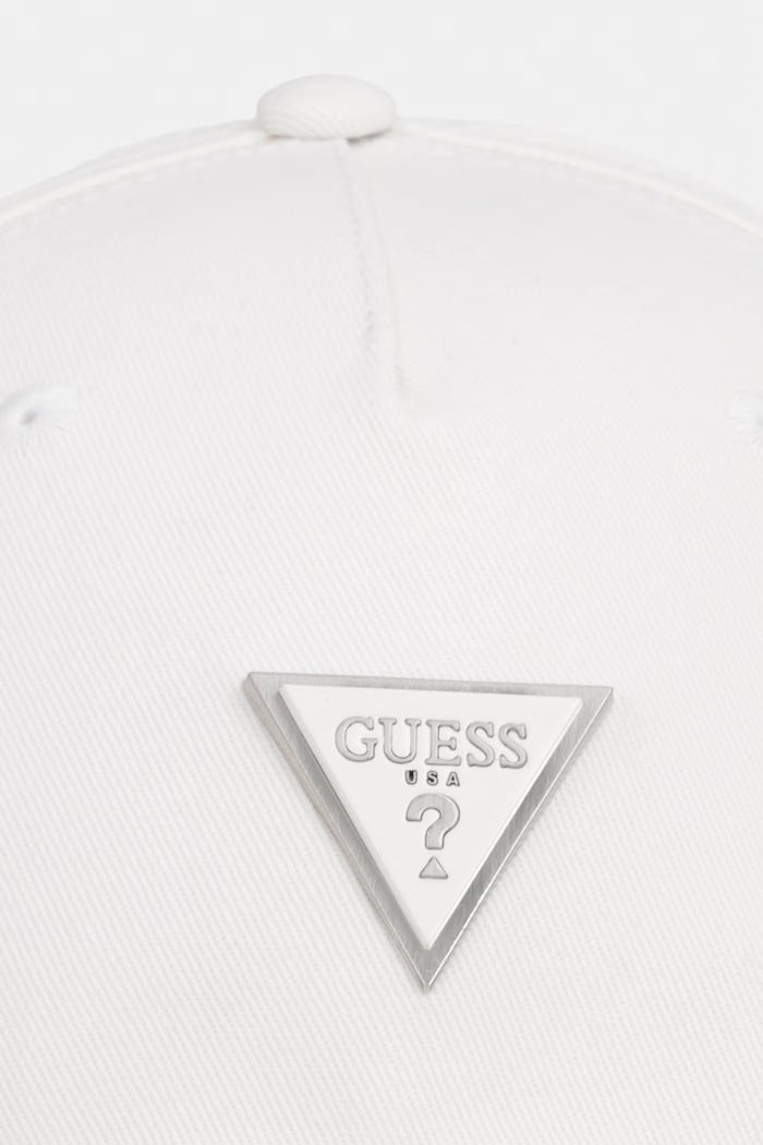 Guess καπέλο μπέιζμπολ ανδρικό βαμβακερό MILANO AM9655.COT01 μπεζ AW26