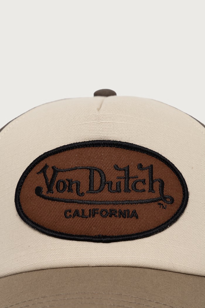 Von Dutch Czapka z daszkiem bawełniana VD.0.CAS1.JAC.TOI2 zielony AW26