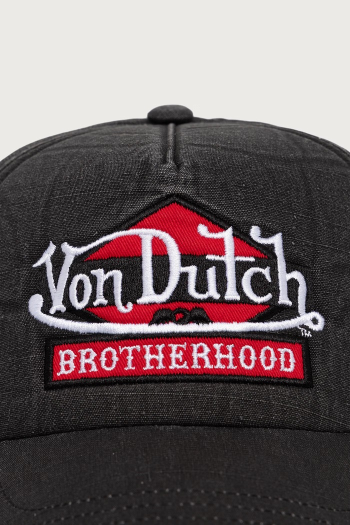 Von Dutch Czapka z daszkiem bawełniana VD.0.CAS1.JACKBRB2 szary AW26