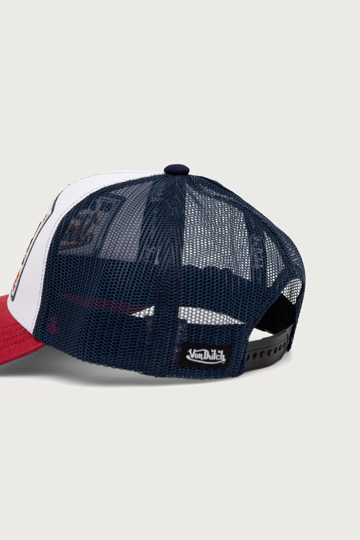 Akcesoria Von Dutch Czapka z daszkiem trucker z bawełną VD.0.CAS1.WB07 beżowy