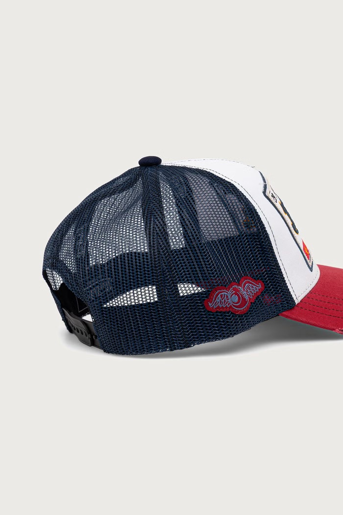 Czapka z daszkiem trucker z bawełną Von Dutch VD.0.CAS1.WB07 beżowy