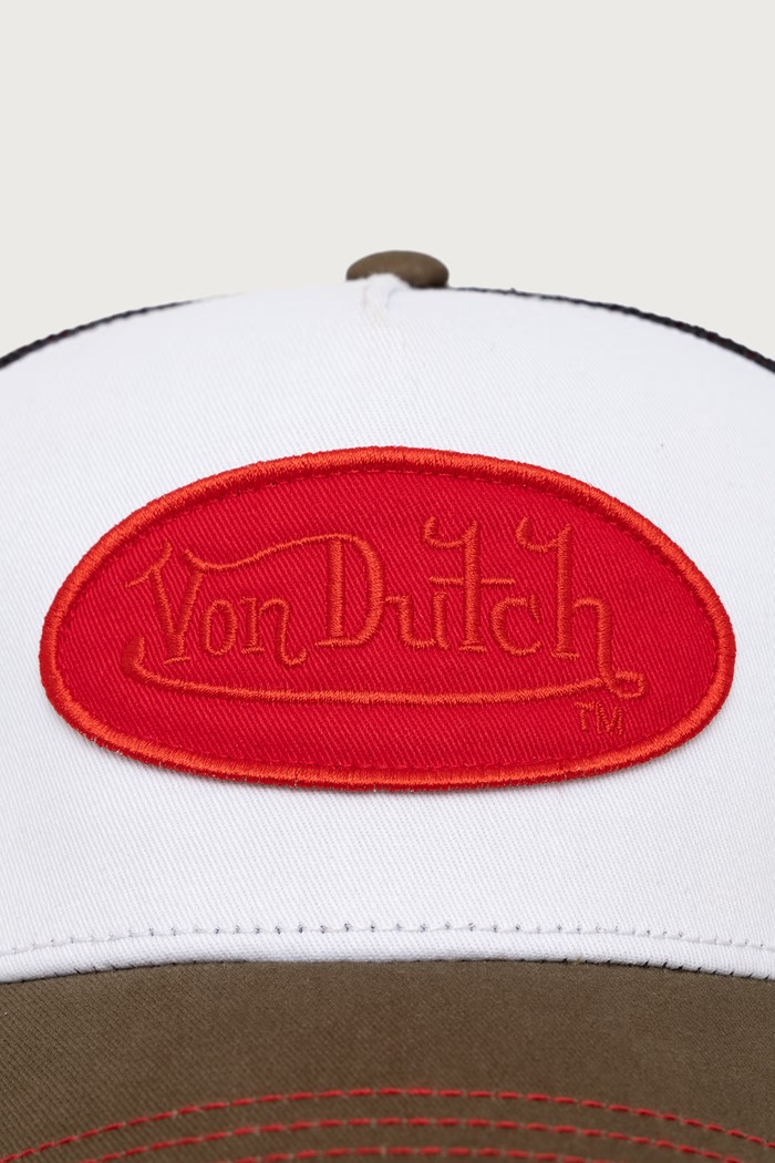 Von Dutch Czapka z daszkiem z bawełną VD.0.CAS2.SUM.MAN biały AW26