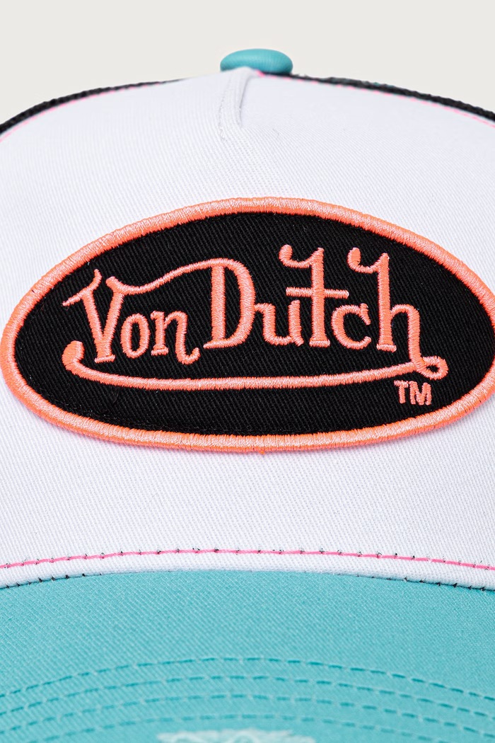 Von Dutch Czapka z daszkiem z bawełną VD.0.CAS2.SUM.PNK biały AW26