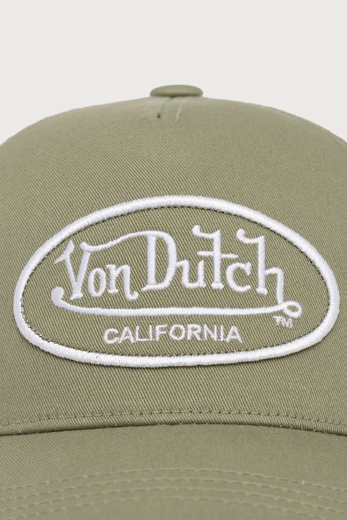 Von Dutch Czapka z daszkiem trucker VD.1.CB.LOF.B29B zielony AW26