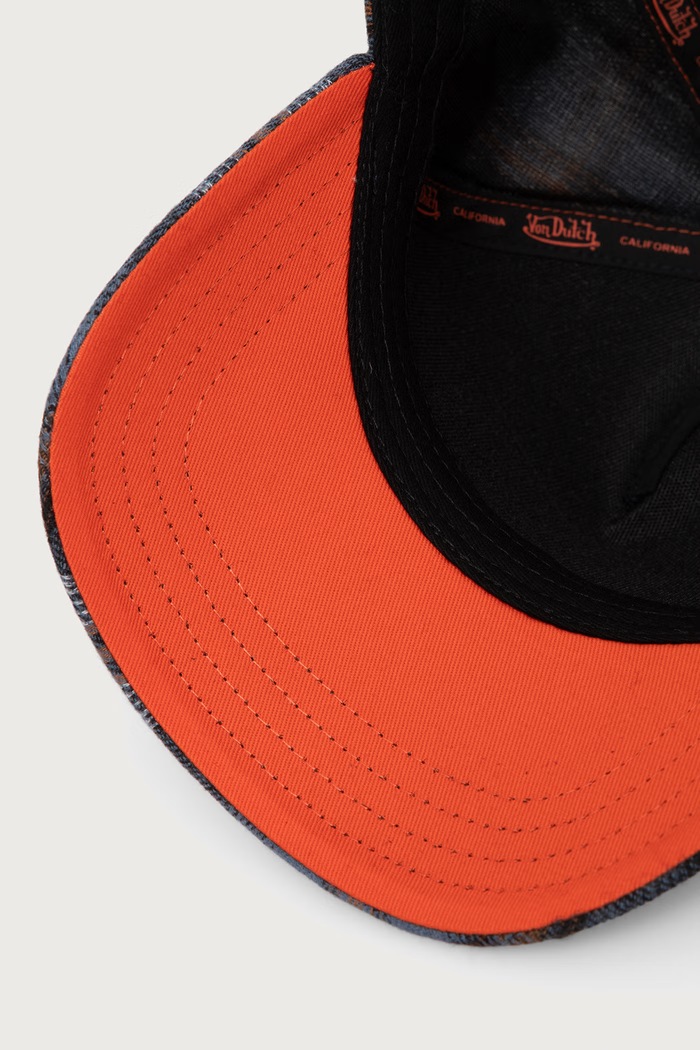 Czapka z daszkiem z bawełną Von Dutch VD.1.CB.CAR.09 niebieski