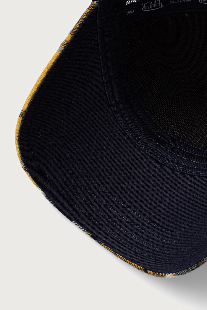 Czapka z daszkiem z bawełną Von Dutch VD.1.CB.CAR.11 żółty