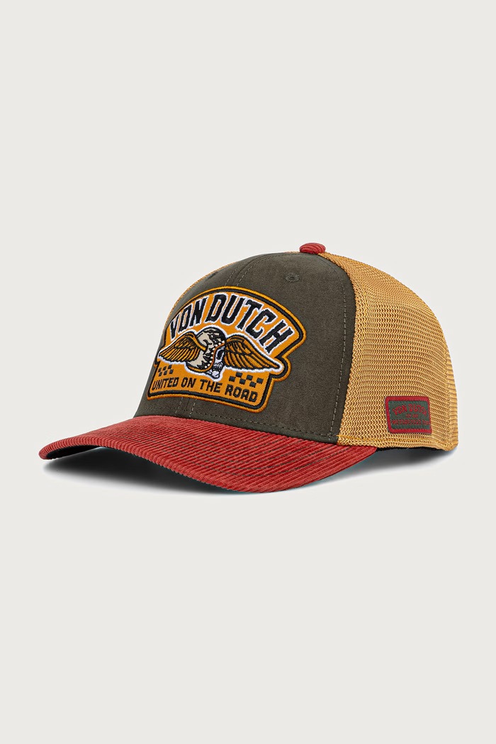 Von Dutch Czapka z daszkiem zielony VD.1.CS.SEM.19