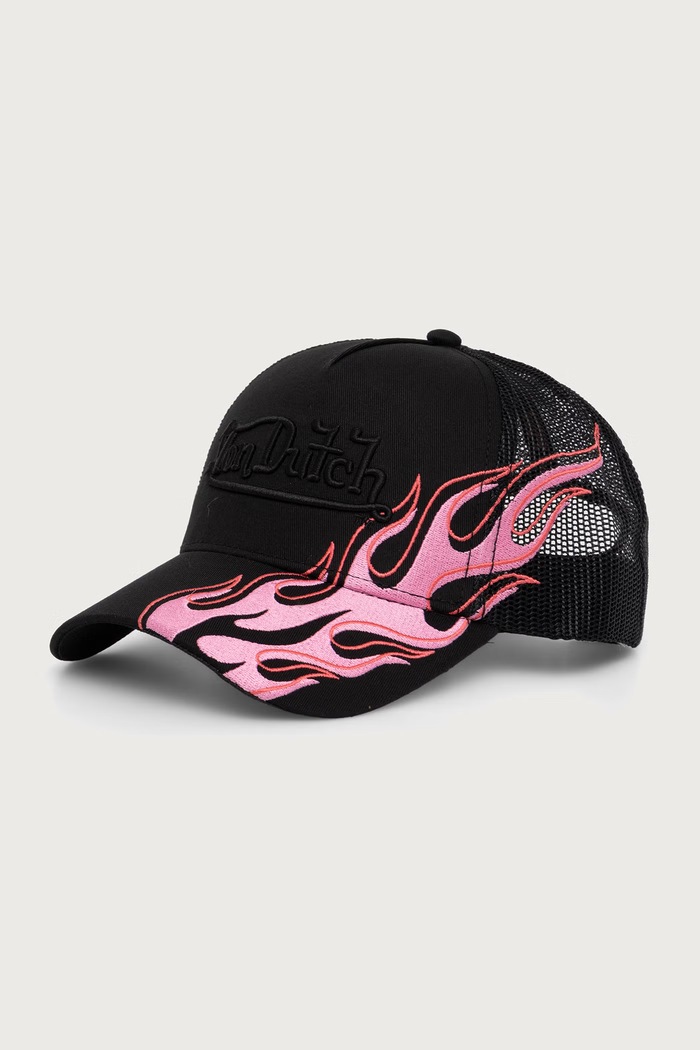Von Dutch Czapka z daszkiem trucker czarny VD.2.CB.FEU
