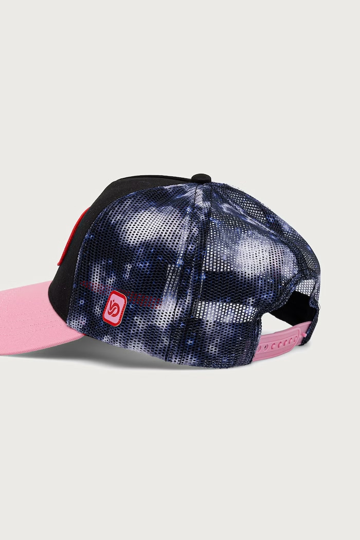 Akcesoria Von Dutch Czapka z daszkiem trucker z bawełną VD.2.CB.SPACE różowy
