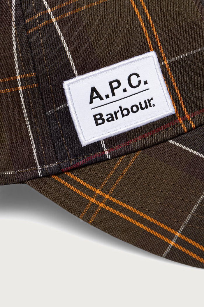 Barbour X A.P.C kapa sa šiltom MHA0997TN11 zelena AW26