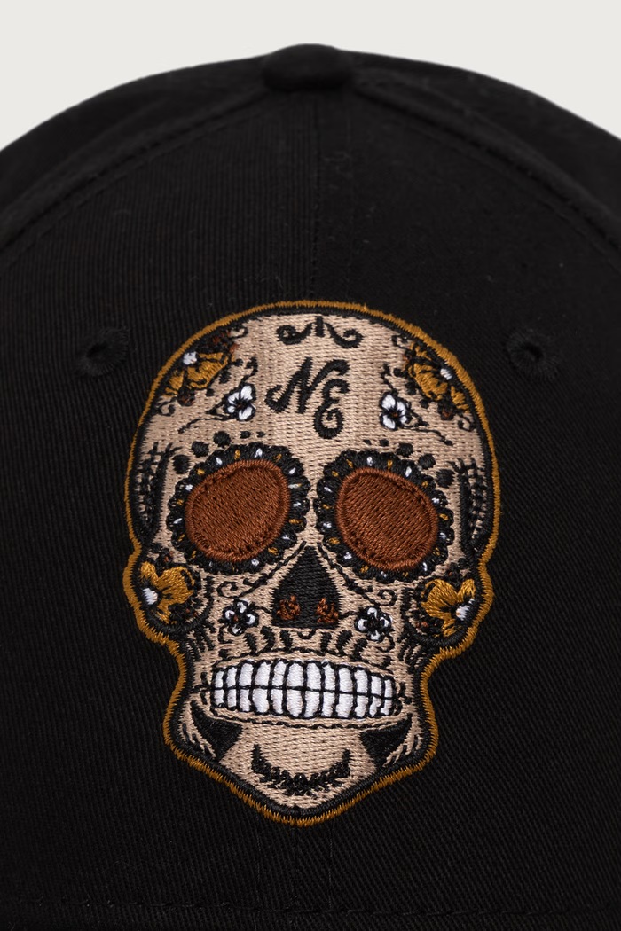 New Era Czapka z daszkiem bawełniana NE SKULL 940 BLK 60976212 czarny AW26