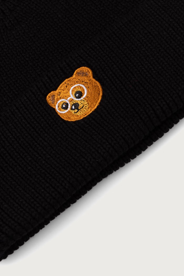 Akcesoria Baron Filou Czapka beanie bawełniana 000014297 czarny