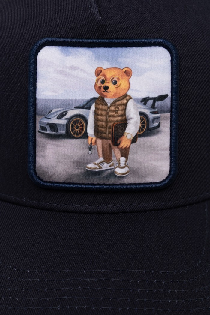 Baron Filou Czapka z daszkiem trucker 000017298 granatowy AW26