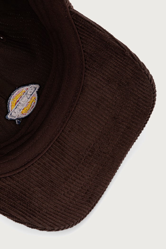 Czapka z daszkiem sztruksowa Dickies DK0A4ZAYCBX1 brązowy