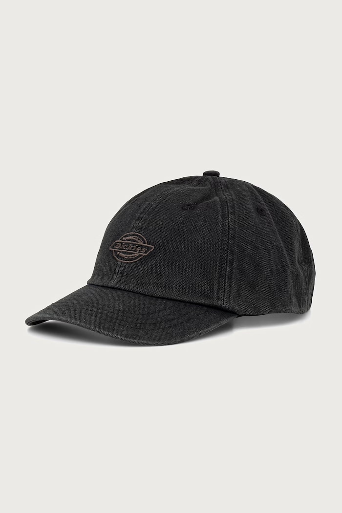 Dickies Czapka bejsbolówka bawełniana czarny DK0A87NFBLK1