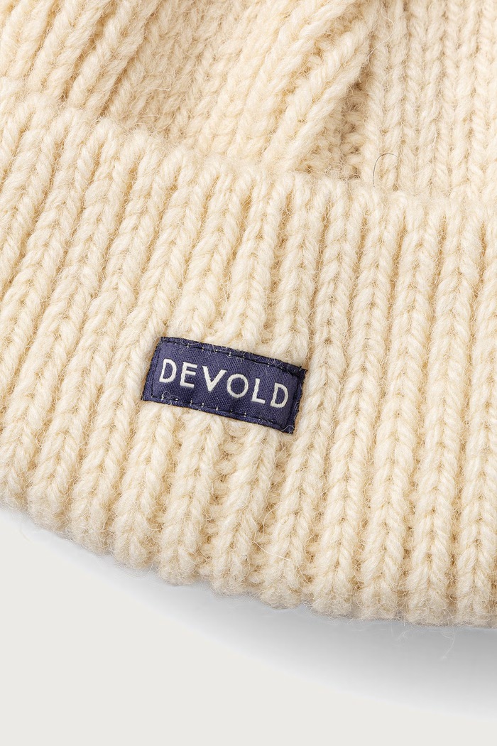 Devold Czapka beanie wełniana Nansen Wool PDTC.386.902.S beżowy AW26